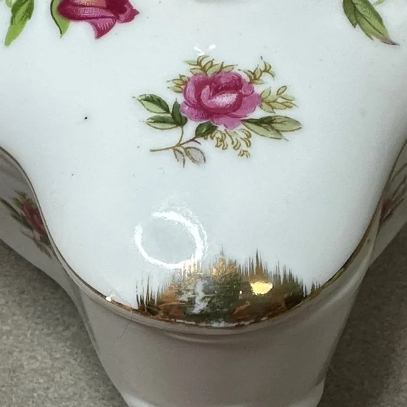 Vintage 1950’s Arbart Japan Porcelain Trinket, Jewelry box - Picture 9 of 12